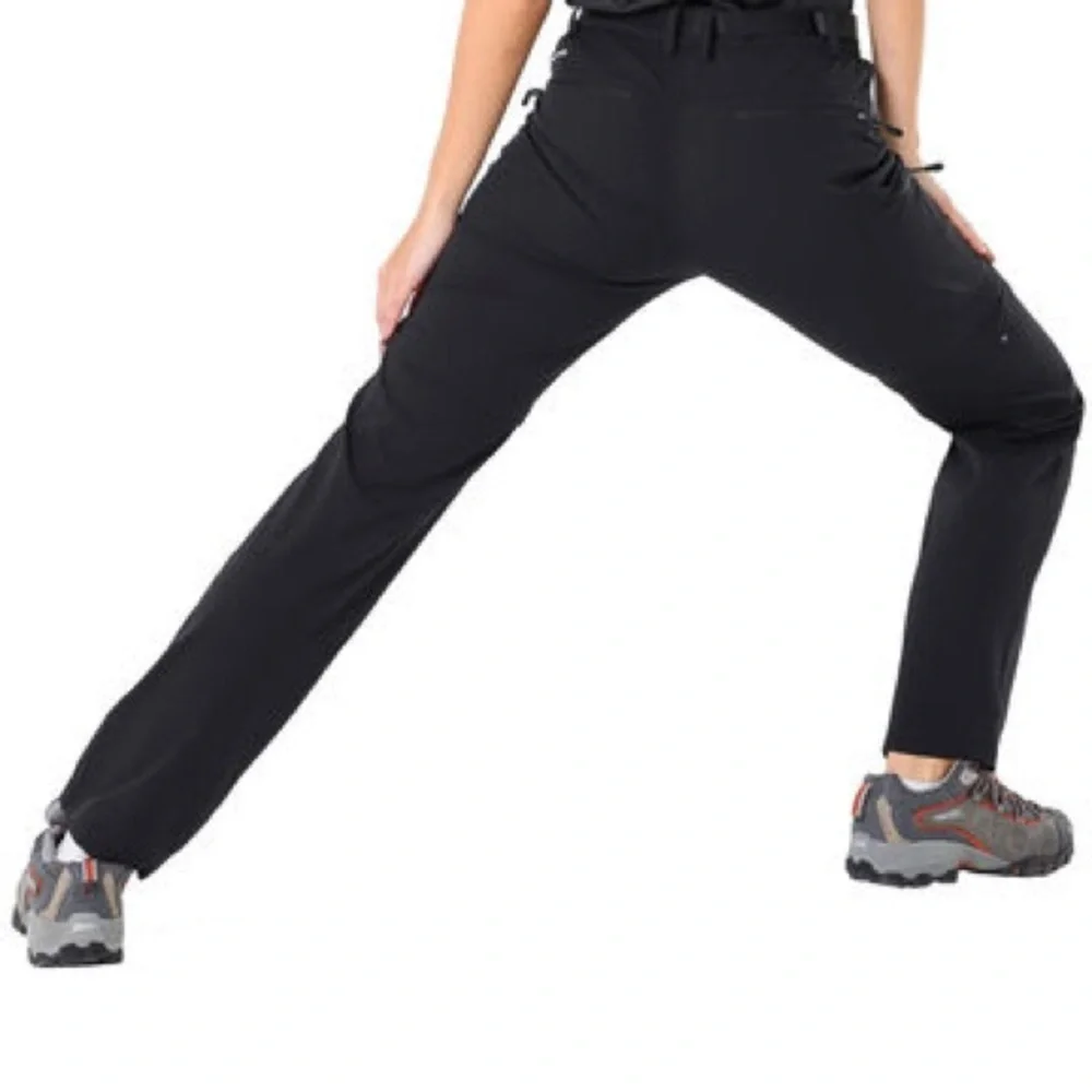MIER Women’s Black Hiking Pants – Quick Dry, Stretch, Size 8